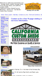 Mobile Screenshot of californiacustomsheds.com